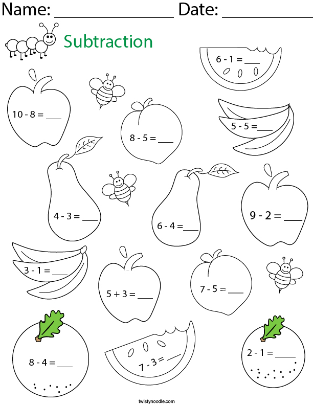 subtraction-fruit-math-worksheet-twisty-noodle